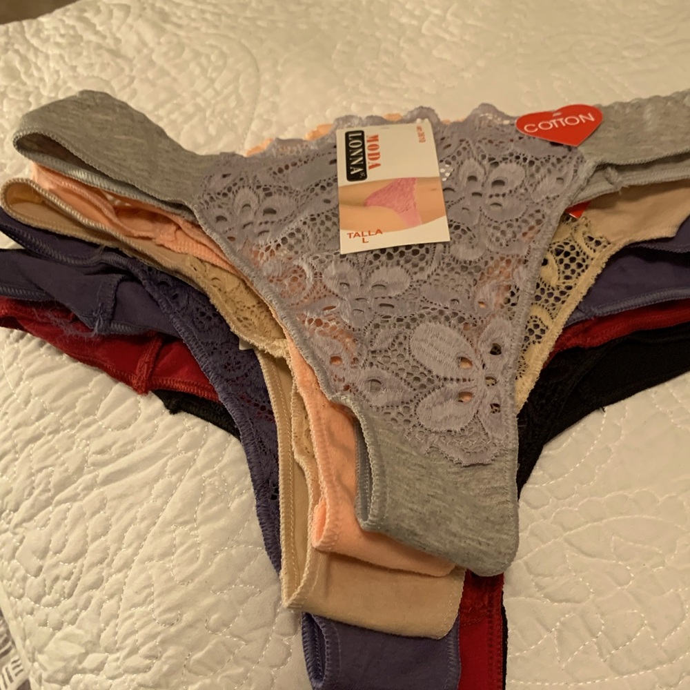 WOMEN 100% COTTON THONGS